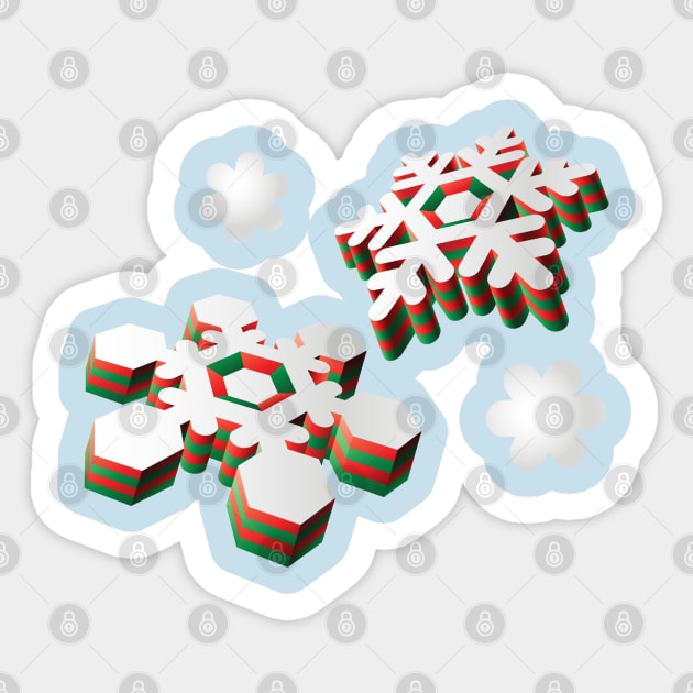 Snow Flake Sticker by Tynna's Store